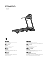 Kayoba 002399 Treadmill Exercise Machine Instrukcja obsługi