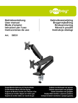 Goobay 58531 Double Monitor Mount Instrukcja obsługi