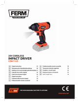Ferm CDM1165 20V Cordless Impact Driver Instrukcja obsługi