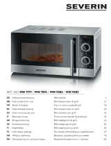SEVERIN MW 7771 Microwave Oven and Grill Instrukcja obsługi