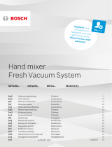 Bosch MFQ364 Hand Mixer Fresh Vacuum System Instrukcja obsługi