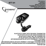 Gembird BTT-01 Bluetooth Carkit Instrukcja obsługi