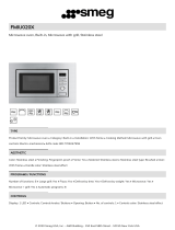Smeg FMIU020X Microwave Oven Instrukcja obsługi