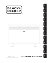 BLACK DECKER BXCSH1200E Convector Instrukcja obsługi