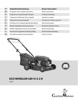 Garten Meister ECO WHEELER GM 413.3 R Petrol Lawnmower Instrukcja obsługi