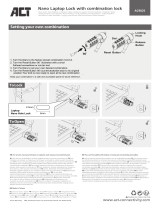 ACT AC9025 Nano Laptop Lock instrukcja