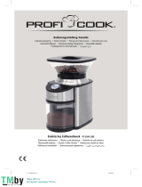 ProfiCook PC-EKM 1205 Electric Coffee Grinder Instrukcja obsługi