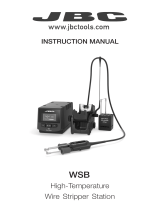 jbc WSB High-Temperature Wire Stripper Station Instrukcja obsługi