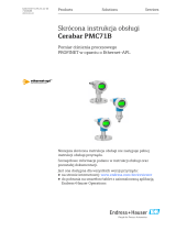 Endres+Hauser Cerabar PMC71B Short Instruction