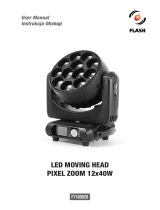 FLASH F7100520 Pixel Zoom 12x40W LED Moving Head Instrukcja obsługi