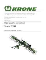 Krone BA Vendro T 1120 (KW203-25) Instrukcja obsługi