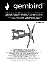 Gembird WM-60ST-01 Instrukcja obsługi