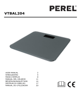 Velleman VTBAL204 DIGITAL BATHROOM SCALE Instrukcja obsługi
