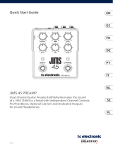 TC Electronic JIMS 45 PREAMP Skrócona instrukcja obsługi