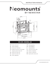 Neomounts WL95-900BL16 Video Wall Mount Instrukcja obsługi