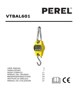 Perel VTBAL601 Digital Heavy Duty Crane Scale Instrukcja obsługi