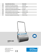 Güde Rasenwalze GRW 500, 495 mm Arbeitsbreite Instrukcja obsługi