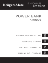 Kruger & Matz Power bank 20 000 mAh Instrukcja obsługi