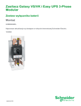 Schneider Electric Galaxy Zestaw wyłącznika baterii Montaż instrukcja