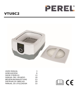 Perel VTUSC2 ULTRASONIC CLEANER Instrukcja obsługi