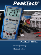 PeakTech P 2005 A Instrukcja obsługi