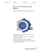 Endres+Hauser KA RIA14 Short Instruction