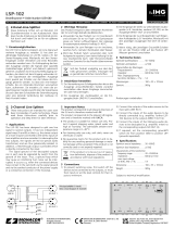 IMG STAGELINE LSP-102 Instrukcja obsługi