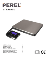 Velleman VTBAL501 DIGITAL POSTAL SCALE Instrukcja obsługi