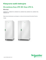 Schneider Electric Easy UPS 3M Klasyczna szafa bateryjna Montaż instrukcja