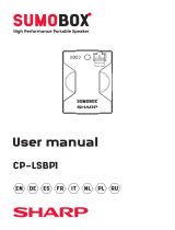 Sharp CP-LSBP1 Instrukcja obsługi