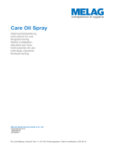 MELAG Care Oil Spray Instrukcja obsługi
