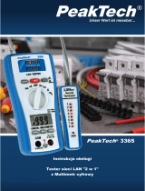 PeakTech P 3365 Instrukcja obsługi