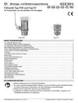 GOK Filler valve Instrukcja obsługi