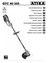 ATIKA GTC 40-305 Akku Instrukcja obsługi