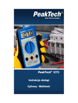 PeakTech P 1070 Instrukcja obsługi