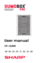 Sharp CP-LS100 Instrukcja obsługi