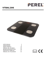 Velleman VTBAL206 Smart Bathroom Scale Instrukcja obsługi