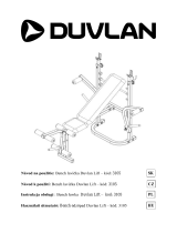 DUVLAN Bench lavička Lift Instrukcja obsługi