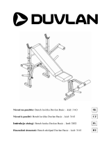 DUVLAN Bench lavička Basic Instrukcja obsługi