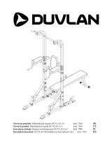 DUVLAN Multifunkčná hrazda 5v1 Instrukcja obsługi
