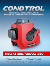 CONDTROL Laser krzyżowy NEO X2-360 Instrukcja obsługi