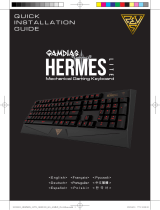 Gamdias HERMES LITE Instrukcja obsługi