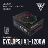 Gamdias CYCLOPS X1-1200P Instrukcja obsługi