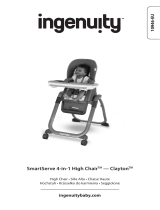 ingenuity SmartServe 4-in-1 High Chair - Clayton Instrukcja obsługi