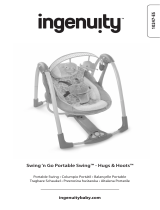 ingenuity Swing 'n Go Portable Swing - Hugs & Hoots Instrukcja obsługi