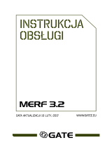 GATE MERF 3.2 Instrukcja obsługi