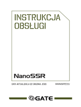GATE NanoSSR Instrukcja obsługi