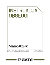 GATE NanoASR Instrukcja obsługi