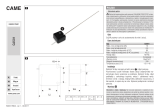 CAME PROXINET Instrukcja instalacji