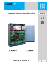 CAME ZLX24MA, ZLX24MR Instrukcja instalacji